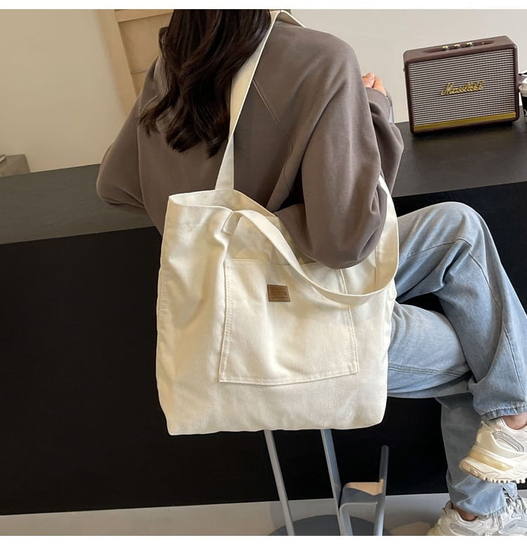 Sac vertical carré de valise de voyage en toile avec organisateur d'emballage à fermeture éclair