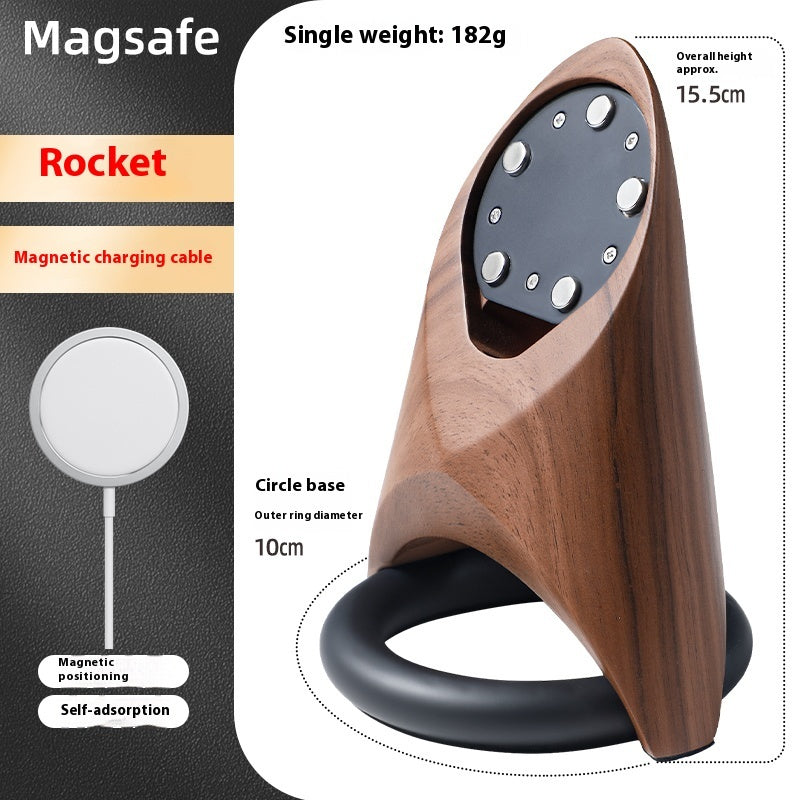 Creative Magsafe Magnetic Desktop Rack Wireless Charger - Magnetic Desktop Rack Wireless Charger for Phone Fun