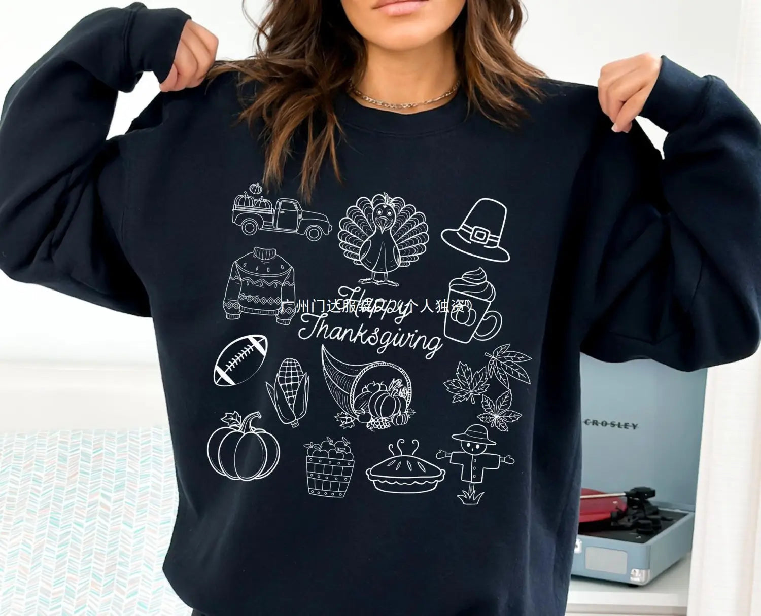 Kawaii Cartoon Pullover Sweatshirt Cotton Japanese Korean Style Unisex S-XXXL