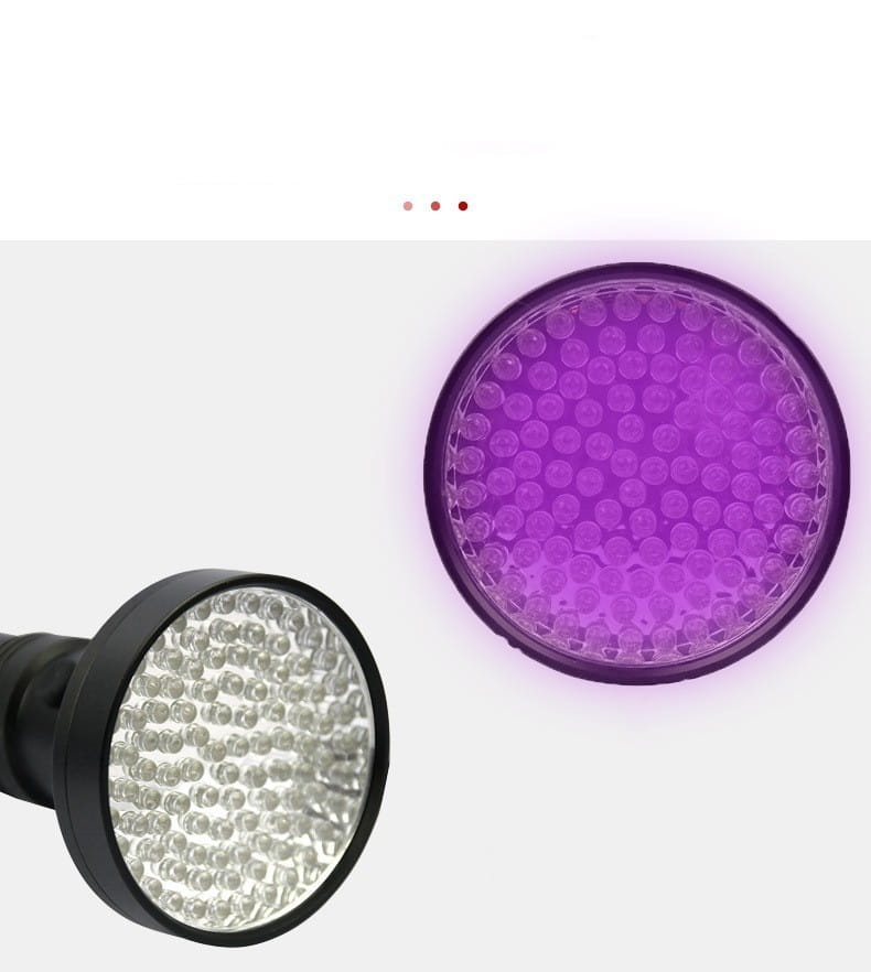 Violet Fluorescent Agent Detection Flashlight with 800 Power Supply
