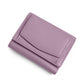 Minimalist And Creative Multi Card Mini Leather Wallet - Wallets So Chic It Should Be Wearing Light Purple