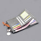 Men’s Button Short Wallet Oxford Cloth Large Capacity Canvas Wallet - Big Wallet for Small Men’s Dreams and Many Cards