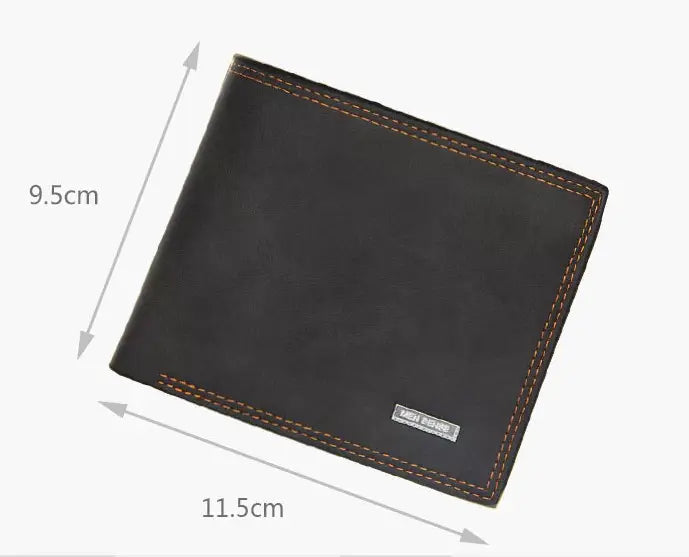 Men’s PU Leather Wallet with RFID Slot for United States and CHF