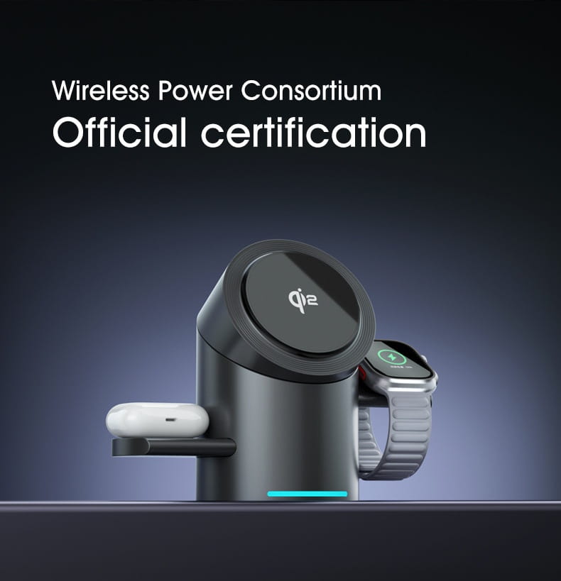 Magnetic Wireless Charger for Phone and Apple Watch Fast Charge Bracket