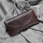 Men’s Casual Long Head Leather Money Clip - Men’s Genuine Leather Money Clip for Casual Cash Flow