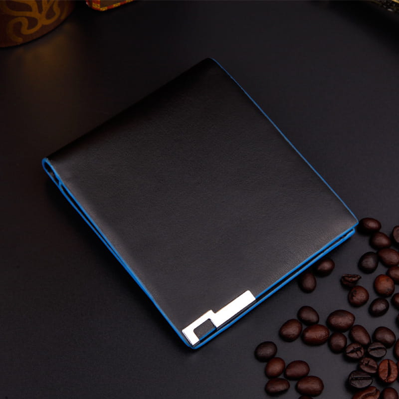 PU Leather Wallet with Secret Compartments for US and CHF Currency