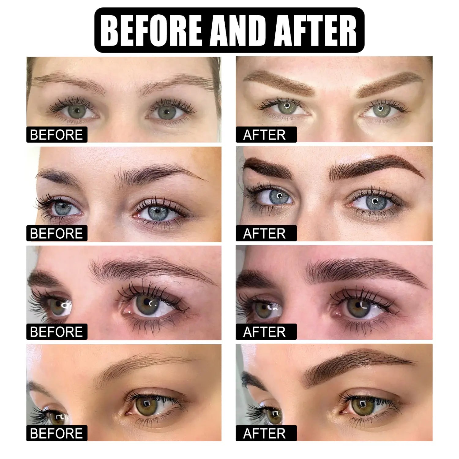 Eyebrow Styling Cream with 50g Brush for Hair and Shaping