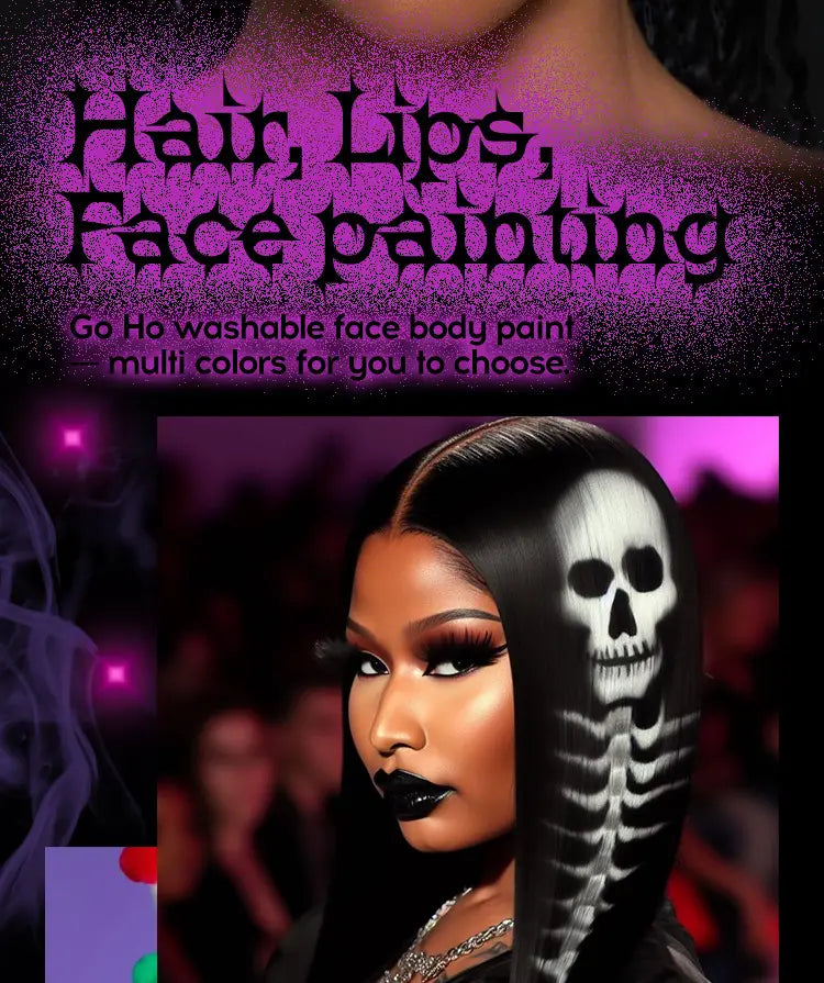 Halloween Lipstick Set for Easy White Red and Black Looks