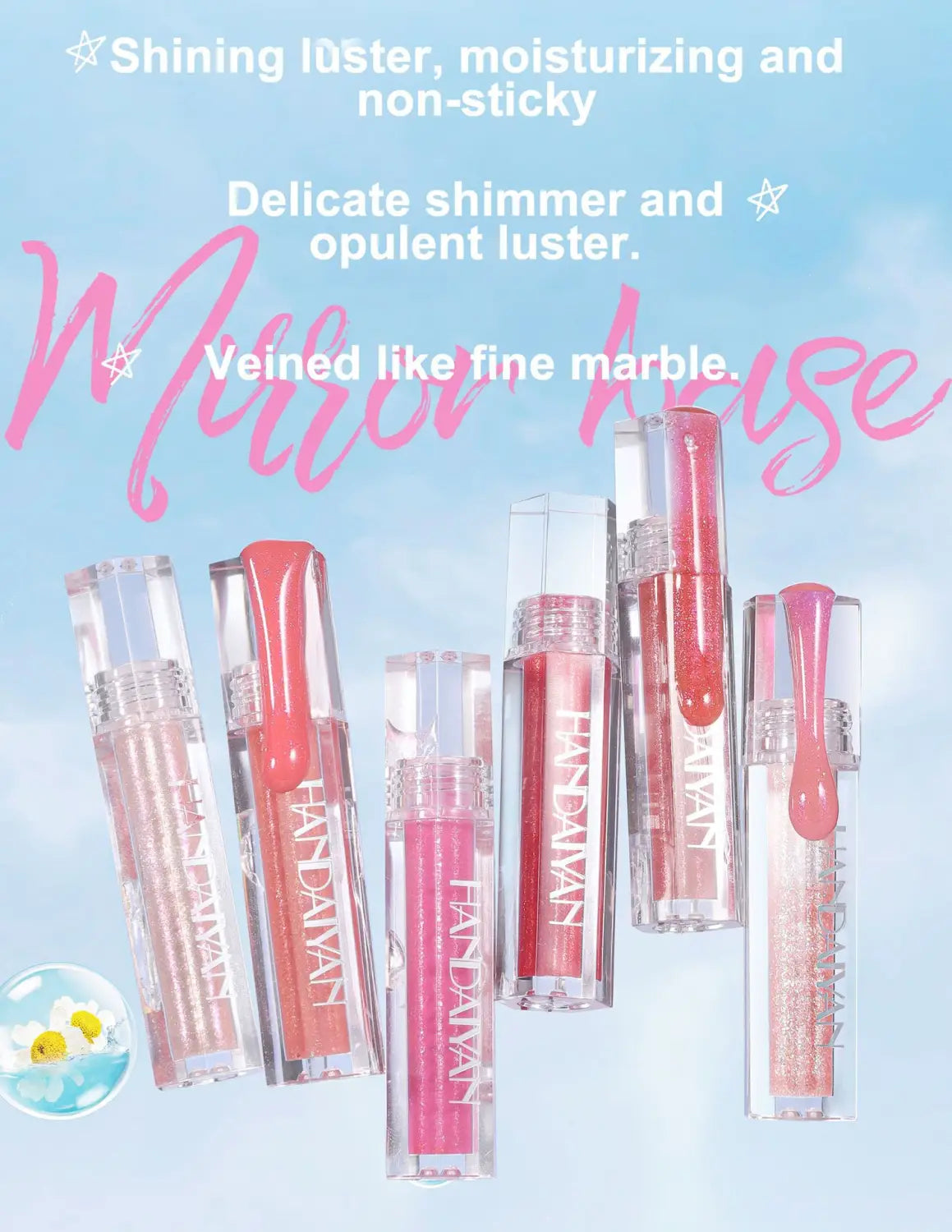 Moisturizing Pearlescent Lip Paint Long Lasting Hydrating Color