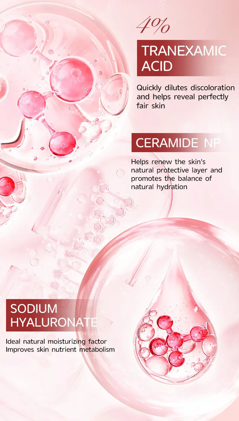 Siero occhio nicotinamide per illuminazione della pelle e riduzione del cerchio scuro