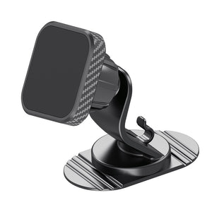 Creative Dashboard Square Strong Magnetic Mobile Phone Holder With Line Hook And Paste Seat