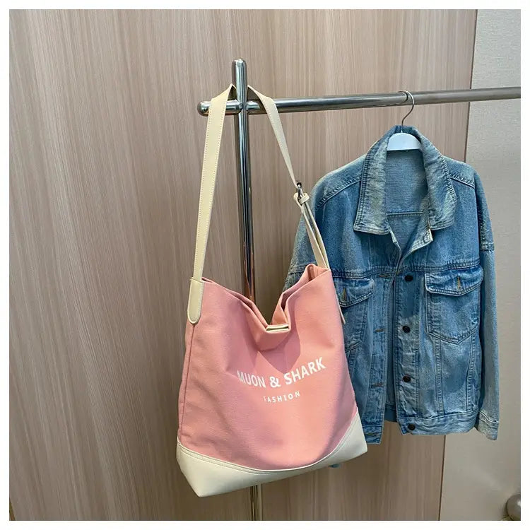 Sac fourre-tout sur toile avec poches à fermeture éclair