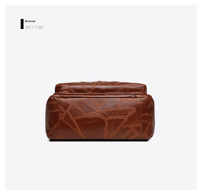 Mála Eagraí Suitcase Leathar PU le póca zipper le haghaidh taistil agus stórála