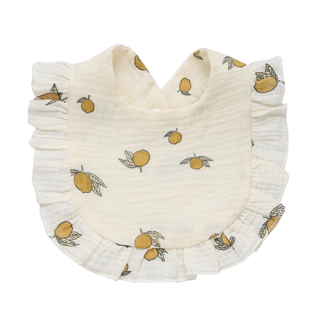 Baby Cotton Printed Gauze Bib - Gauze Bibs That Can Handle Baby’s Messy Adventures