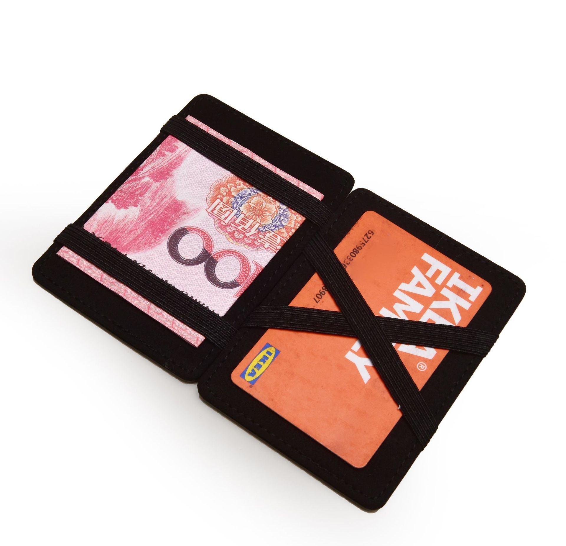 Flip PU Magic Wallet Business Card Holder Bags - Flip PU Wallet: Style That Won’t Flip