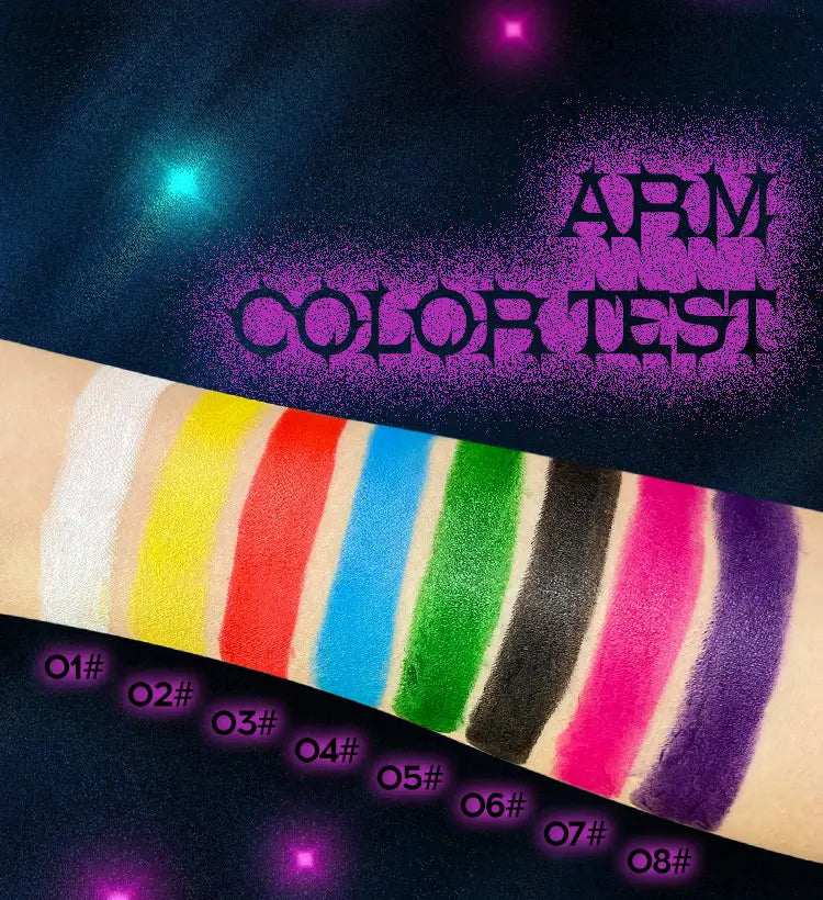 Halloween Lipstick Set for Easy White Red and Black Looks