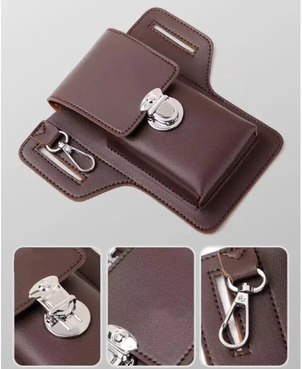 United States cigarette case with PU leather cover CHF style and upgrade