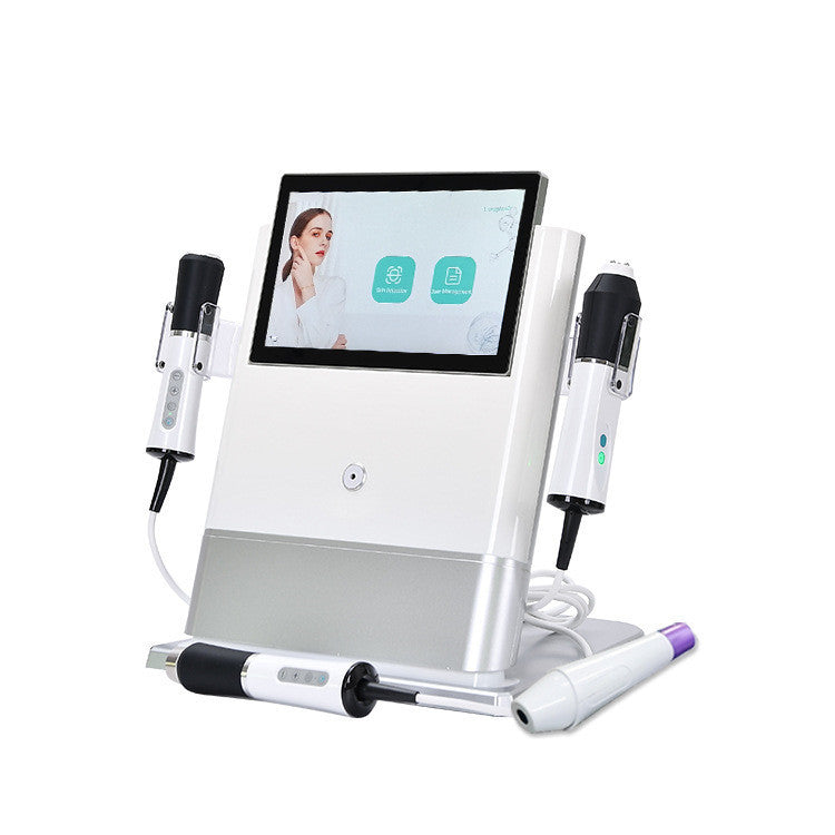 3 In 1 Ultrasonic CO2 Exfoliate Face Lifting Device Oxygen - Ultrasonic CO2 Exfoliate for a Lifted Face and Smile