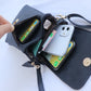 Retro Mini Multi-compartment Mobile Phone Shoulder Messenger Bag - Bag Your Phone in Style with 12-6-7j21 Magic