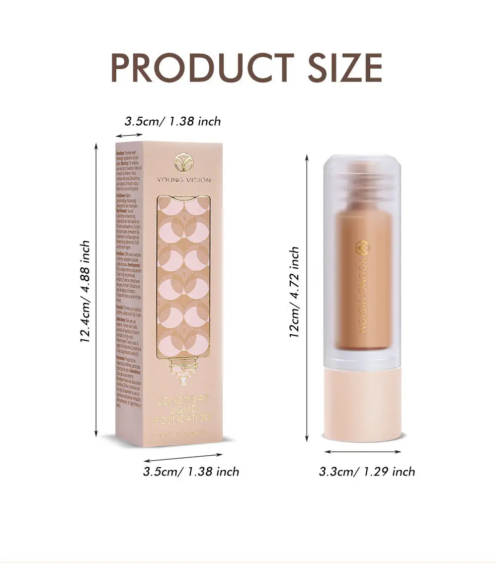 Oil Control Liquid Foundation Large Capacity for Oily Skin 40ml