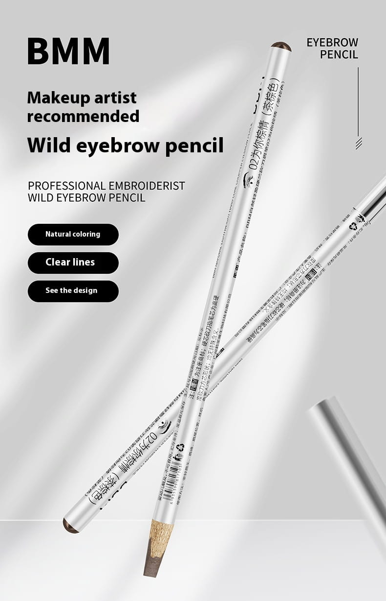 Multicolor Eyebrow Pencil for Natural Brows Waterproof Long-lasting Makeup