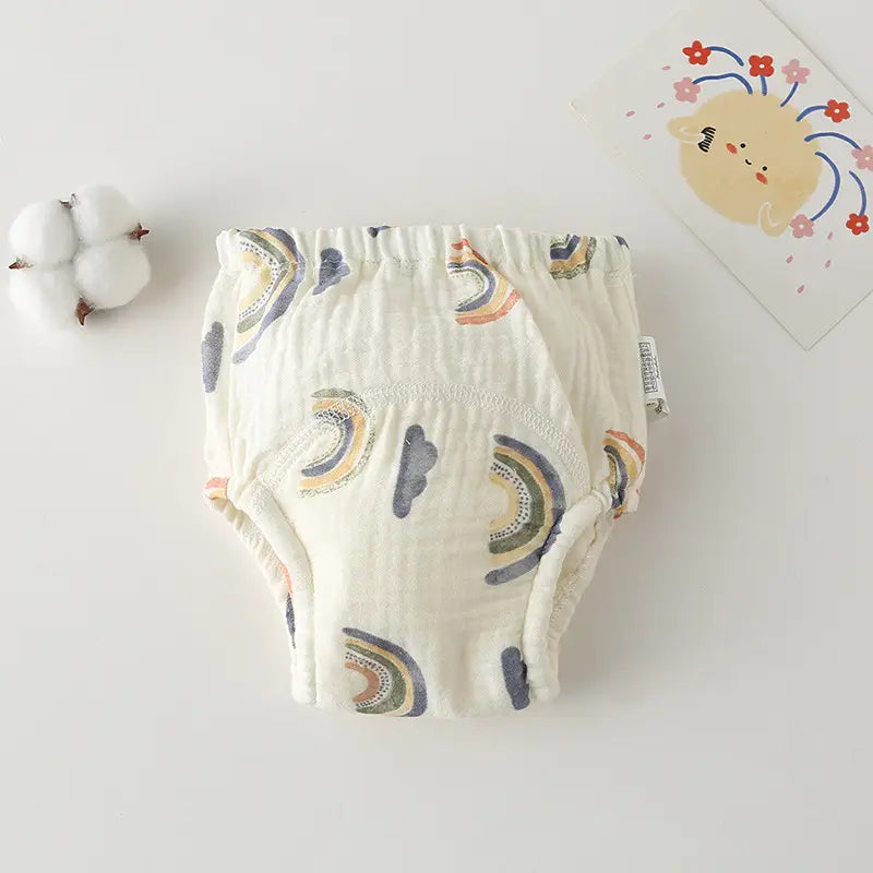 Bubble Training Pants with Gauze Diaper for Ring Urine Toddler