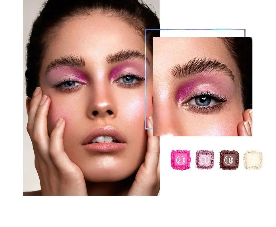 Paletă de ochi multicolori pentru ochi impermeabili machiaj de lungă durată pentru toate tonurile pielii