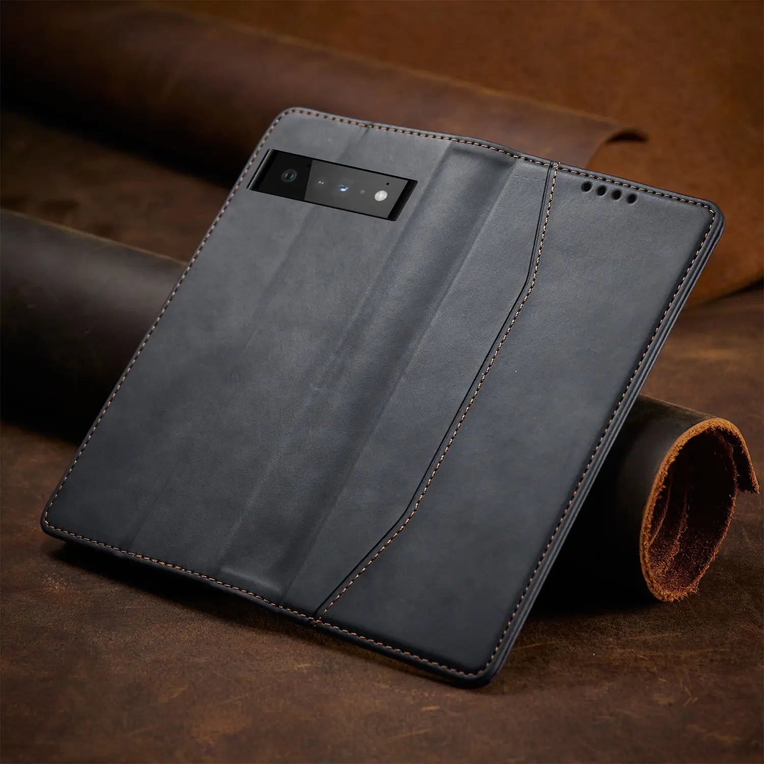 Mobile Phone Leather Case Magnetic Flip Cover