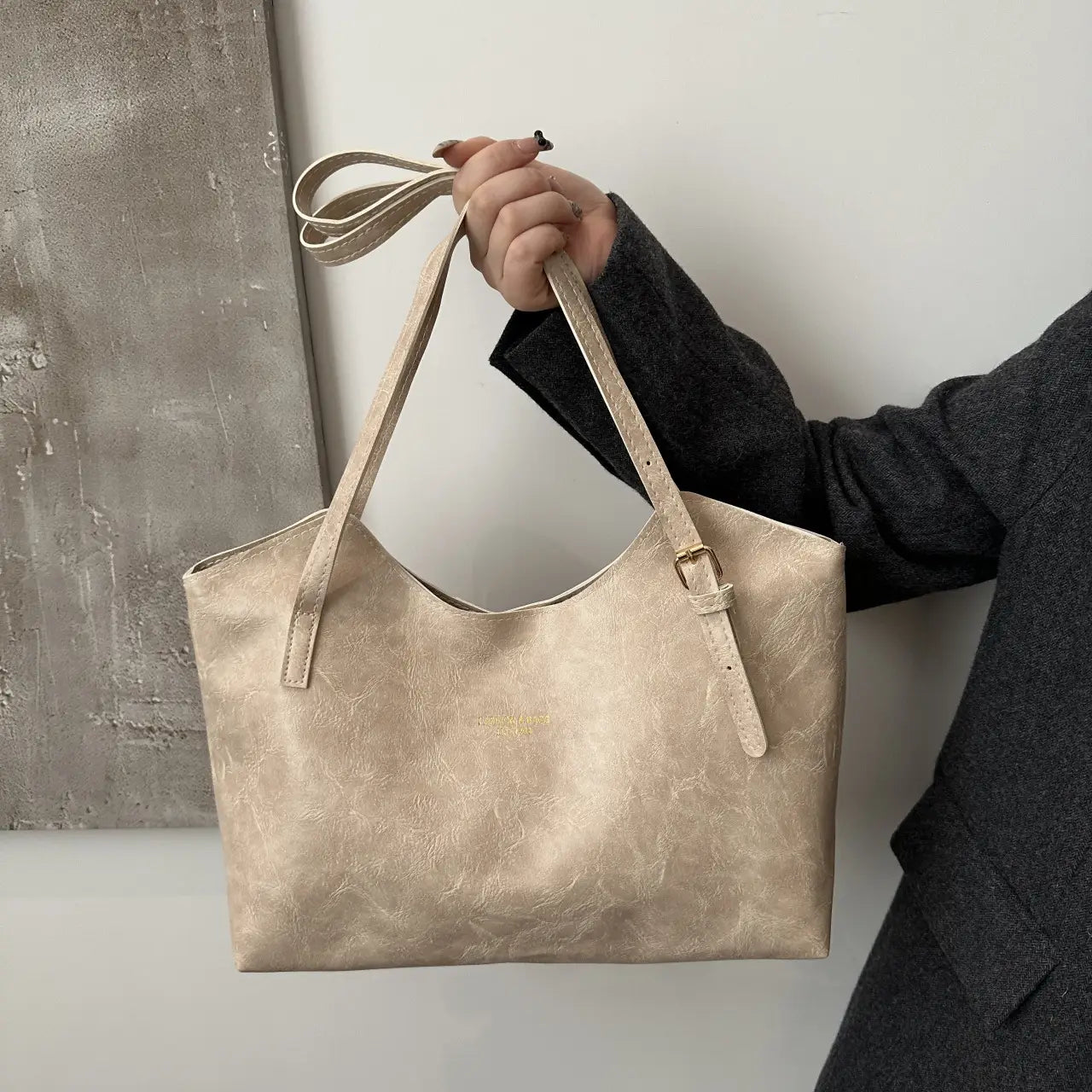 Sac de messager en cuir PU avec des poches téléphoniques et fichiers pour le travail ou les voyages