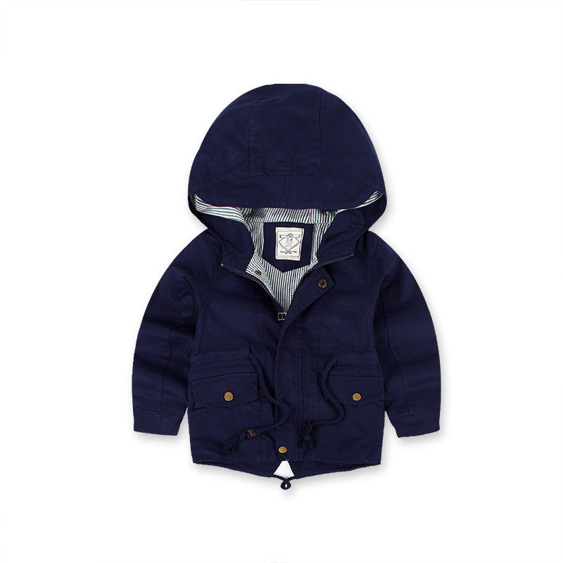 LM 6035 Europe And American Wind Boy’s Coat And Cashmere Boy’s Windcoat For Autumn And Winter Children’s Clothes