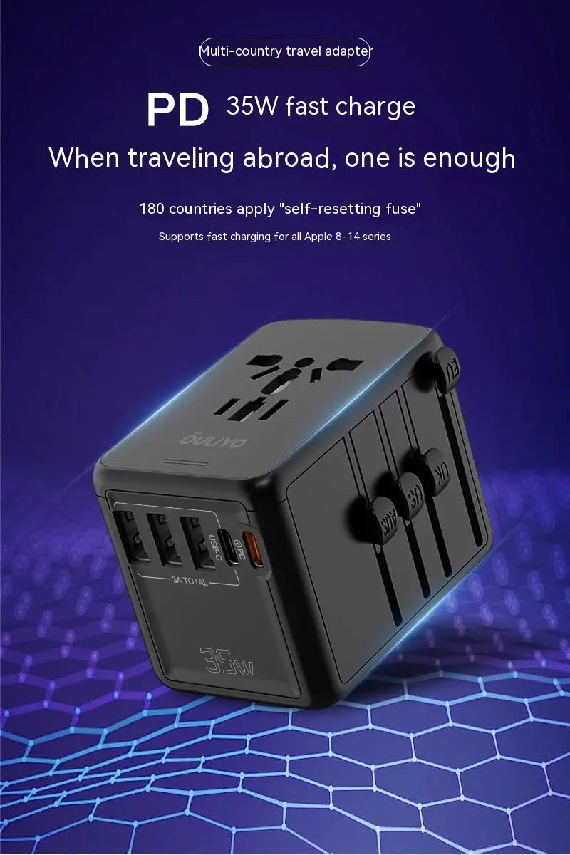 Universal Travel Power Converter for United States and CHF Countries