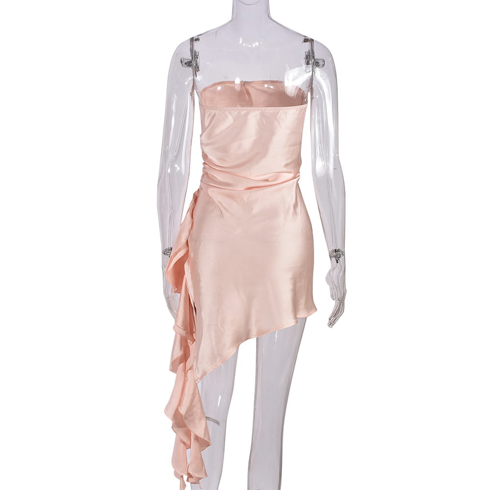 Artima cor de cintura rosa com mangas dobráveis para mulheres em tamanhos asiáticos