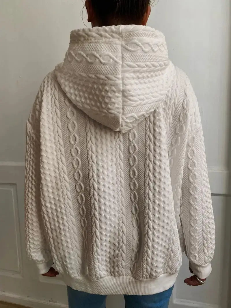 Women’s Long Sleeve Pullover Sweatshirt Colorful Oversized Polyester Top