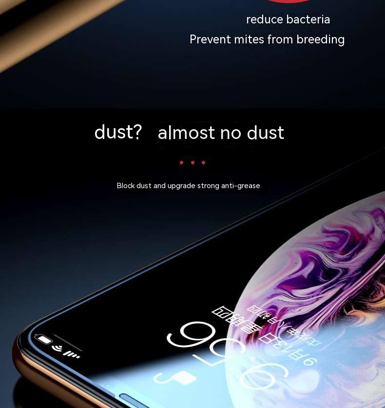 Privacy Tempered Film Dustproof Net Full-cover Screen Protector