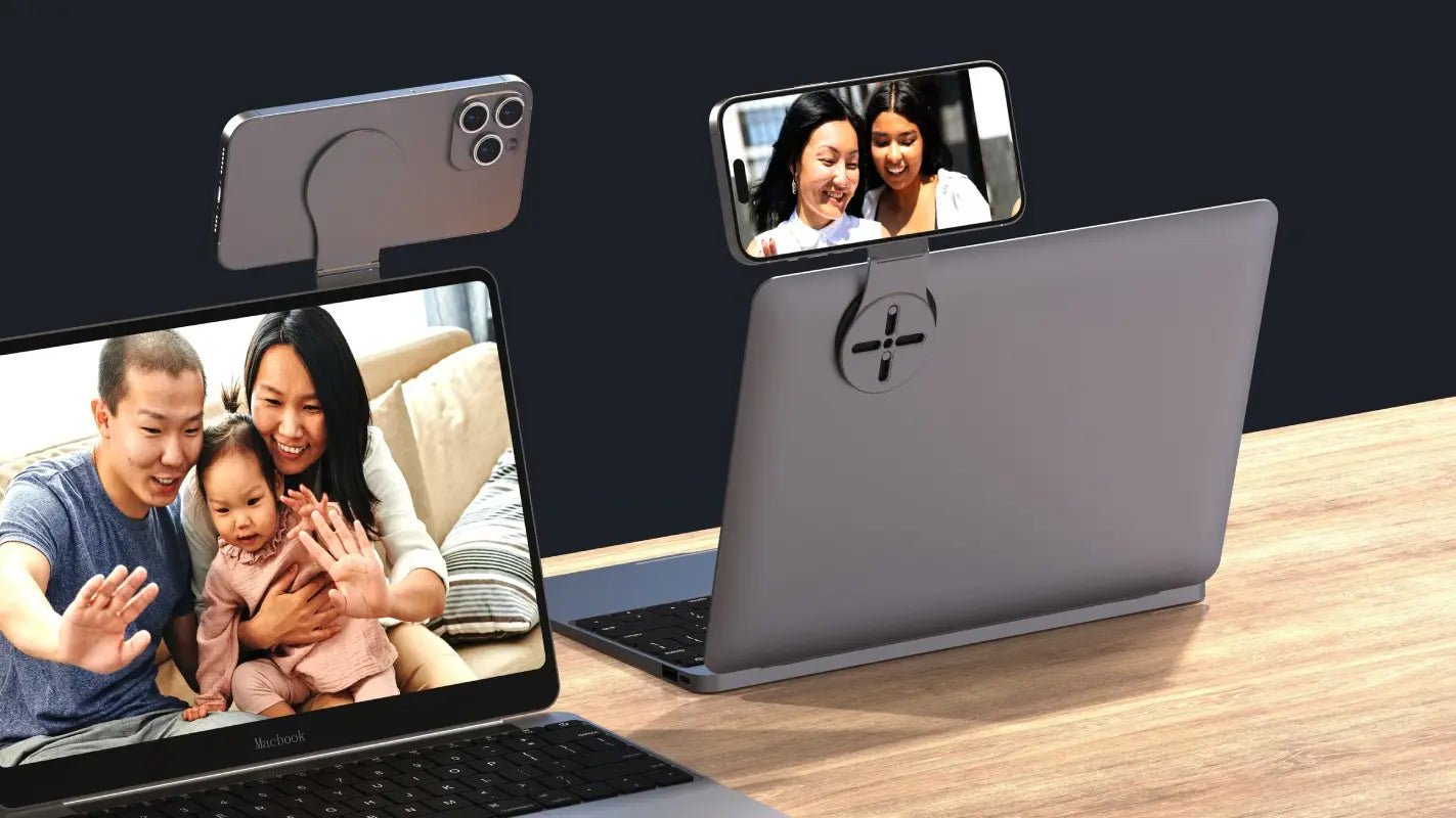 Folding Magnetic Bracket Desktop for Suspension Screen and Display