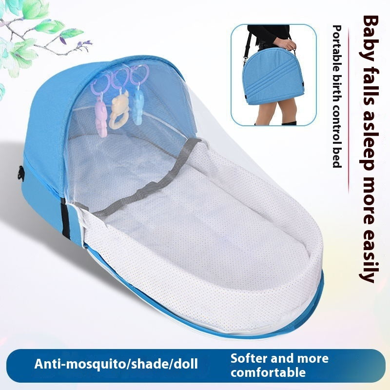 Wholesale Portable Folding Anti-pressure Baby Bed In Newborn Isolation Bionic Travel Crib - Travel Crib for Babies