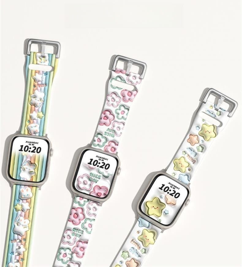 Apple Watch Smart Silicone Print Strap Collection for Sports and Style