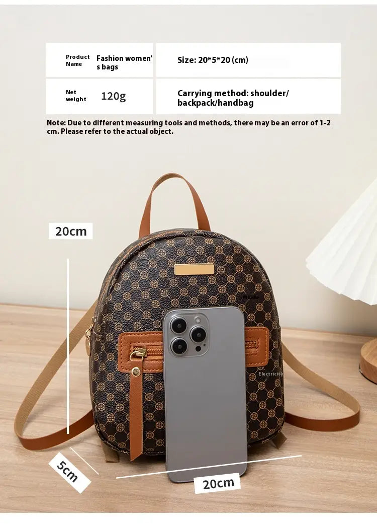 Casual Sequin Decorative Dotted Backpack with Polyester Lining for Daily