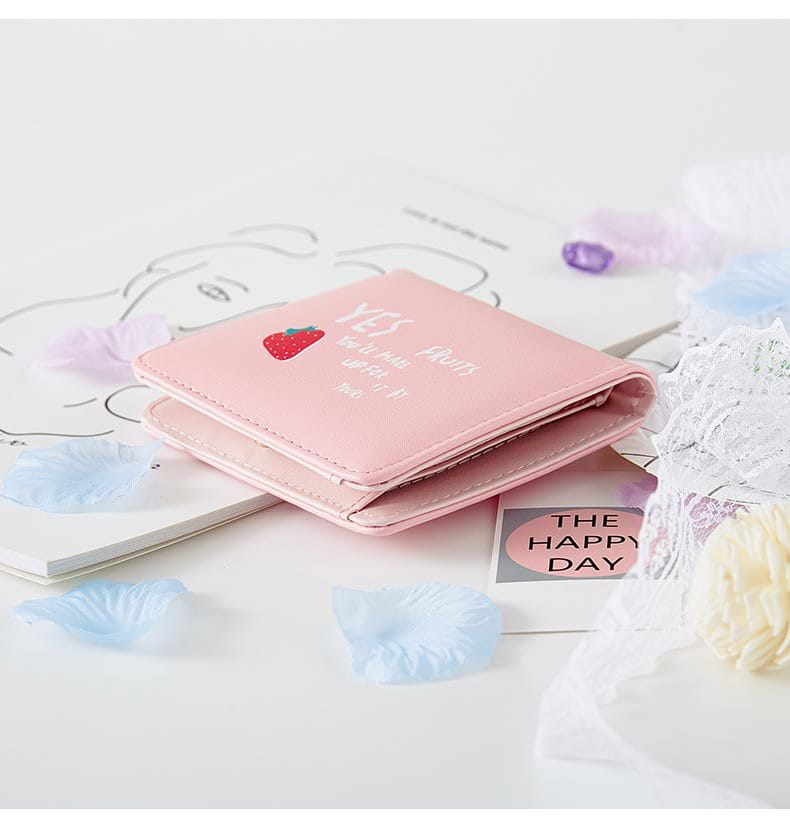 Colorful PU Leather Fruit Bag Short Style for Women in the United States