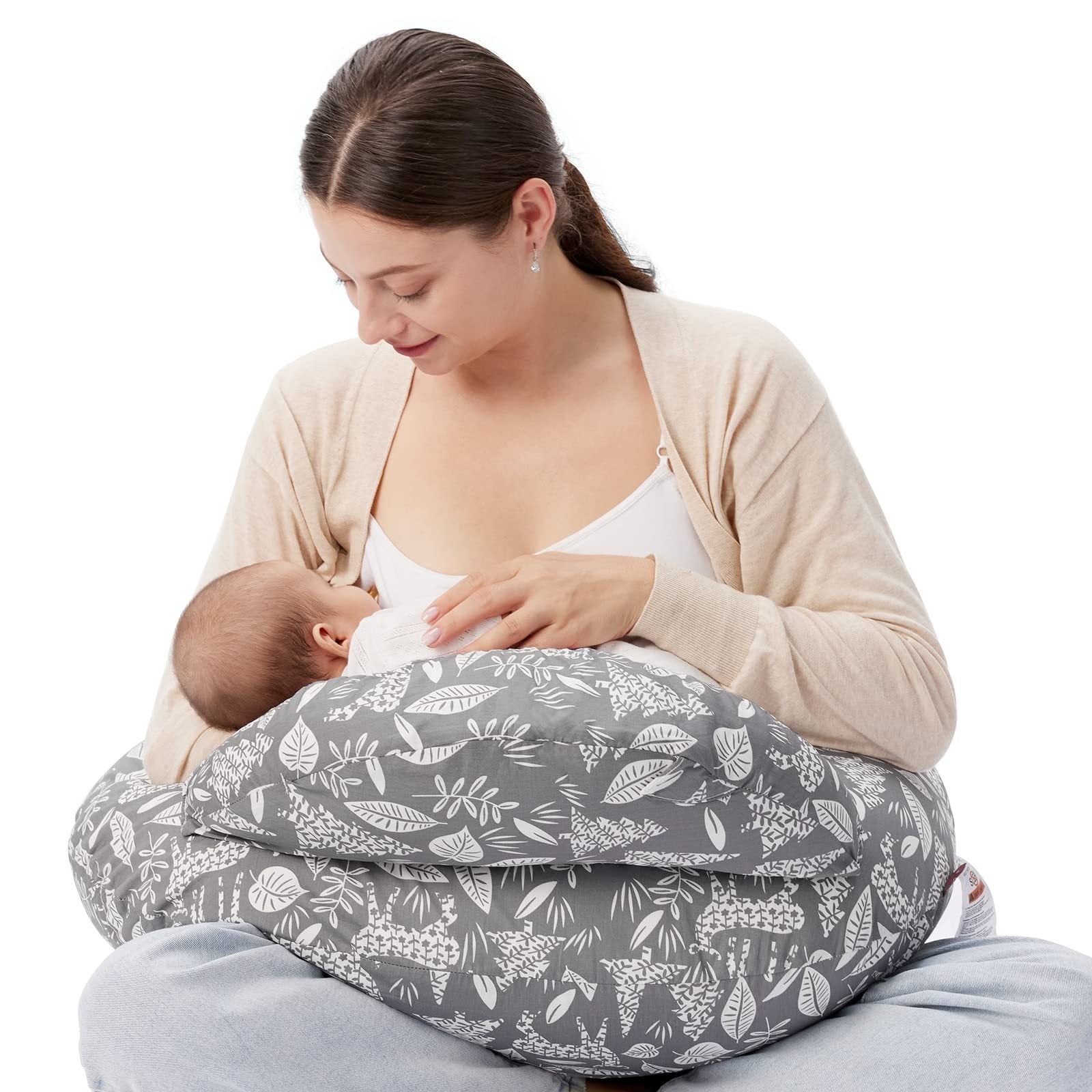 Breastfeed Pillow Baby Pillow Nursing Pillow Multifunctional Removable - Snuggle Up with Our Sky Blue Baby Pillow