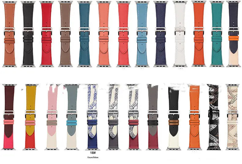 Fashionable And Simple Single-ring Leather Strap