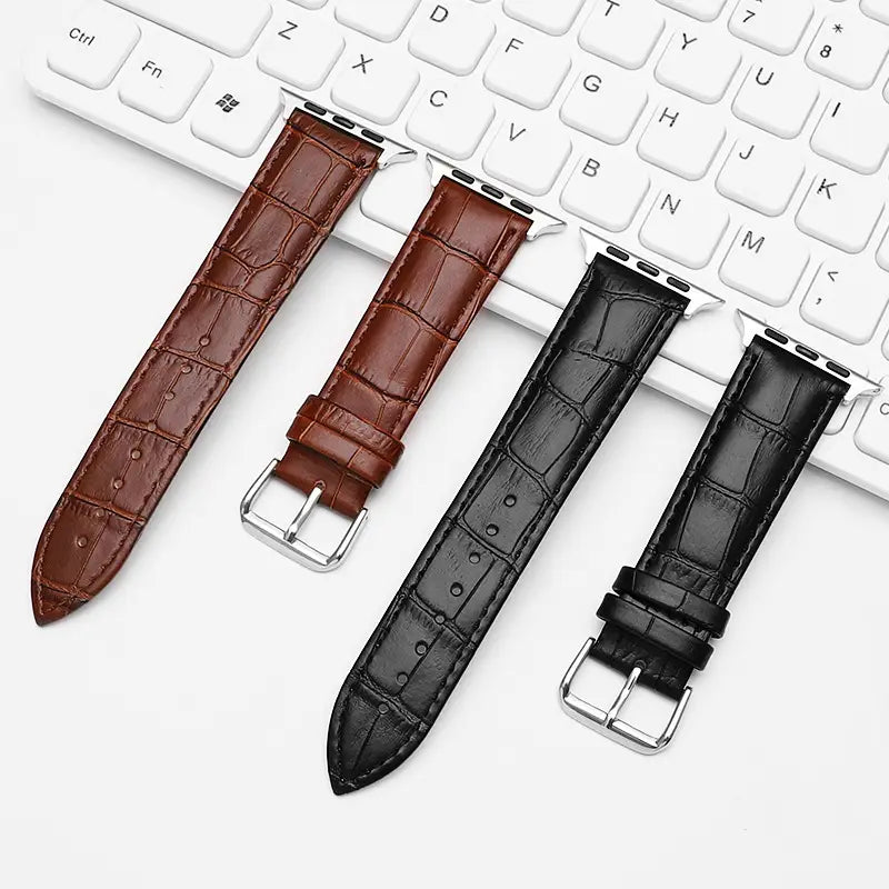 Smart Strap Buckle Leather Watch