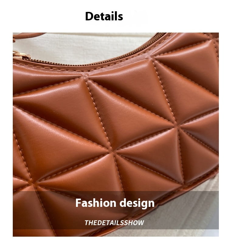 Mittlerer PU -Umhängetasche mit mobiler Tasche in schwarz weißem braunem Khaki