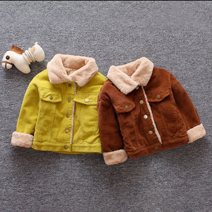 Children’s cotton cartoon long-sleeved zipper jacket