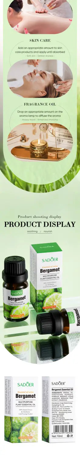 Universal Skin Care Facial Essence with Essential Oil 10ml