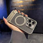 Applicable 16ProMax Magnetic Suction Breathable Bracket Phone Case