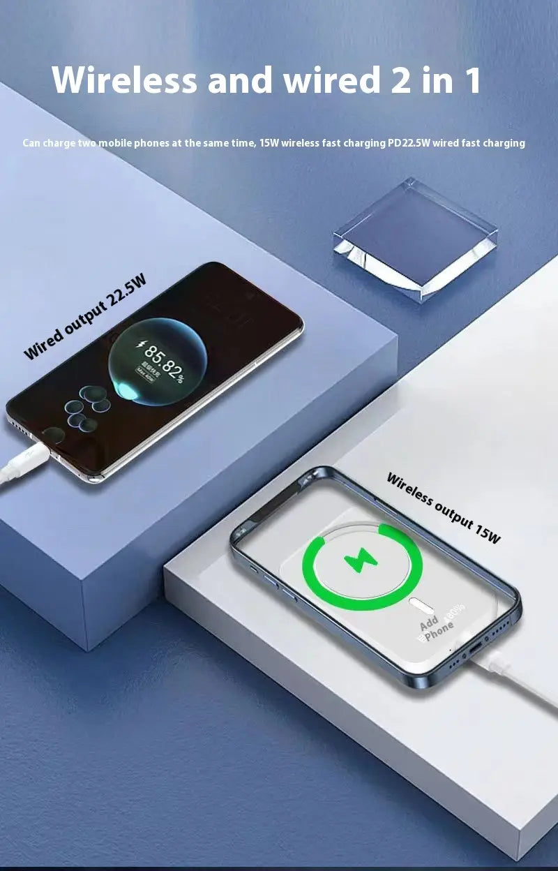 Banc Cumhachta Maighnéadach Plaisteach Plaisteach Bán agus Dubh le Dearadh Cruthaitheach