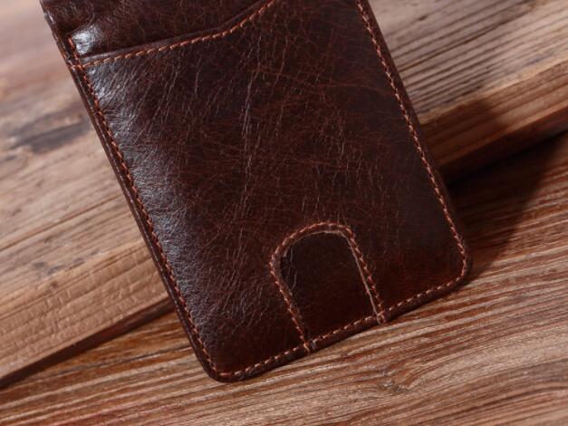 Leather Men’s and Women’s Wallet in Black or Brown for the United States