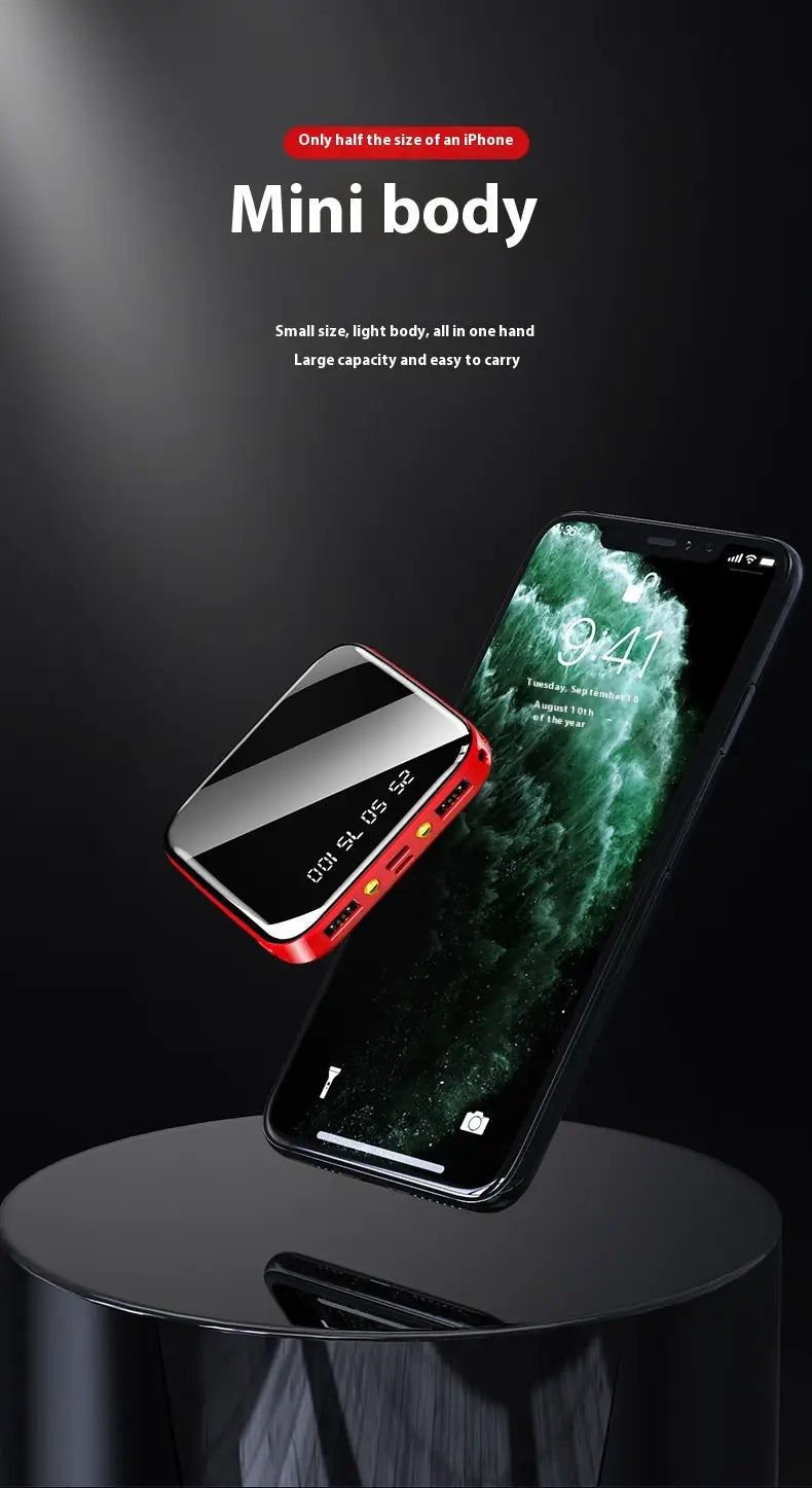 Dlúth 10000Mah Soláthar Cumhachta Iniompartha Pacáiste Battery USB Muirearú USB