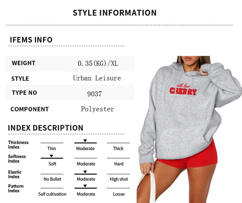 Japanese Korean Long Sleeve Pullover 3D Pattern Loose Fit Polyester Sweatshirt